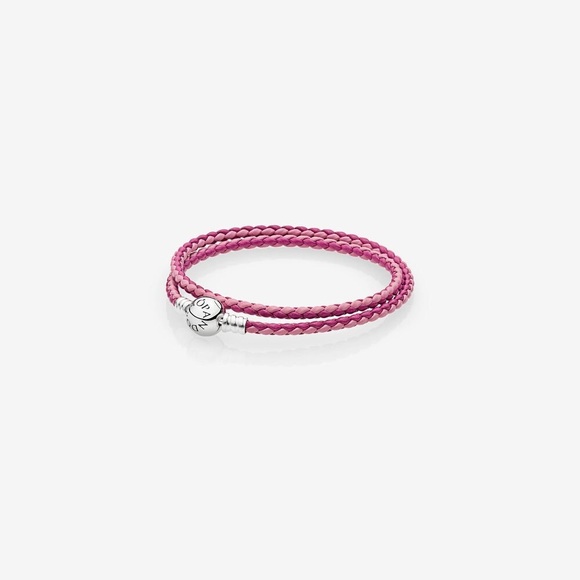 PANDORA Double Leather Bracelet